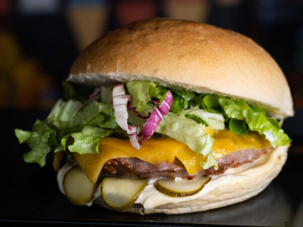 Cheddar burger