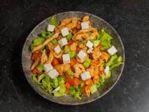 Salata piletina - slani sir