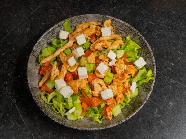 Salata piletina - slani sir